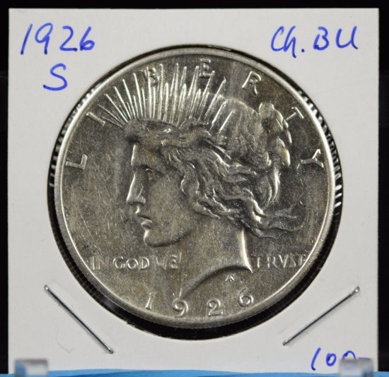 1926-S Peace Dollar CH BU