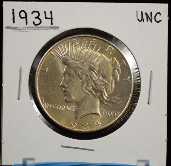 1934 Peace Dollar UNC