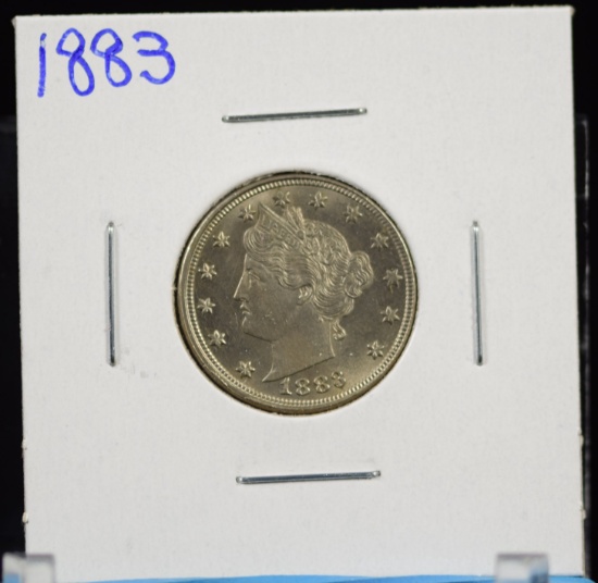 1883 Liberty Nickel without Cents GEM BU