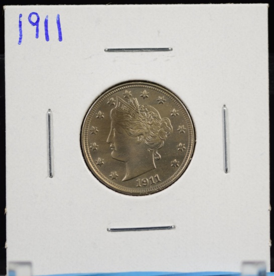 1911 Liberty Nickel GEM BU