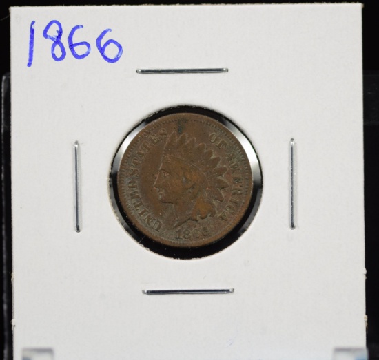 1866 Indian Head Cent VF