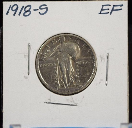 1918-S Standing Liberty Quarter EF
