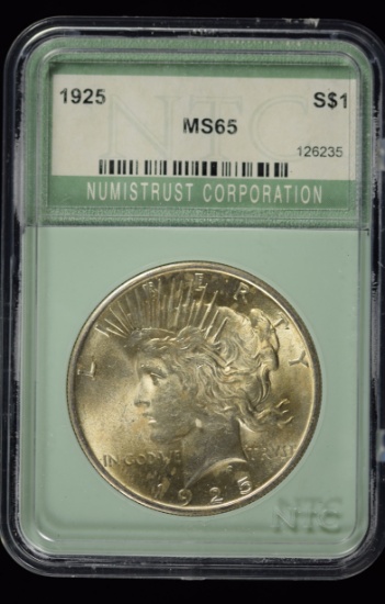 1925 Peace Dollar GEM UNC MS65
