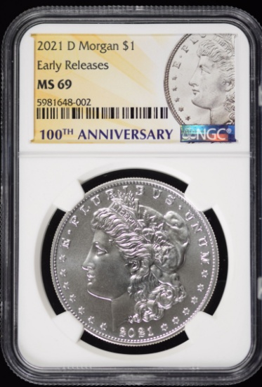 2021-D Morgan Commemorative NGC MS-69