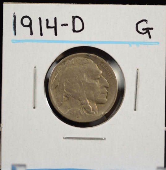 1914-D Buffalo Nickel G