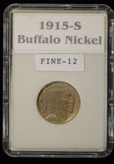 1915-S Buffalo Nickel F