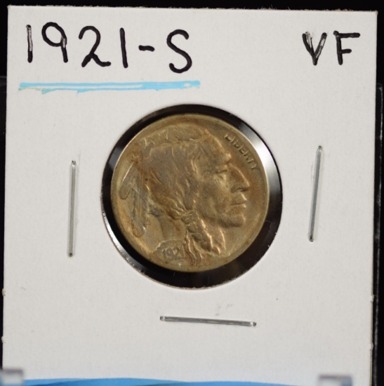1921-S Buffalo Nickel VF