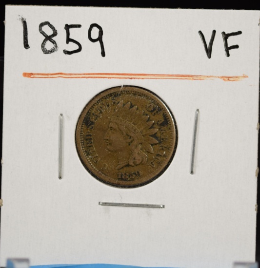 1859 Indian Head Cent VF