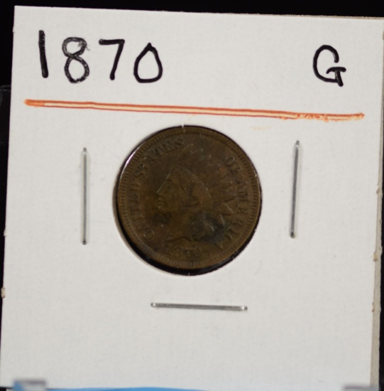 1870 Indian Head Cent G
