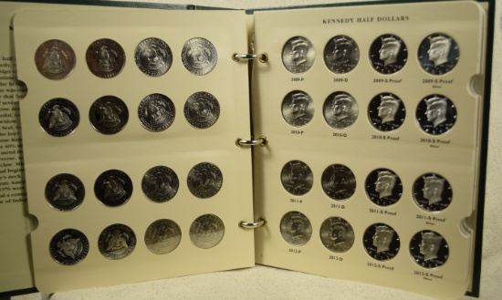 1964-2017 Complete Kennedy Half Dollar Proofs Silver P-D Nice