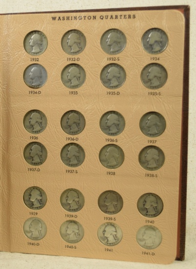 Complete Set Washington Quarters 32-77 Book Dansco