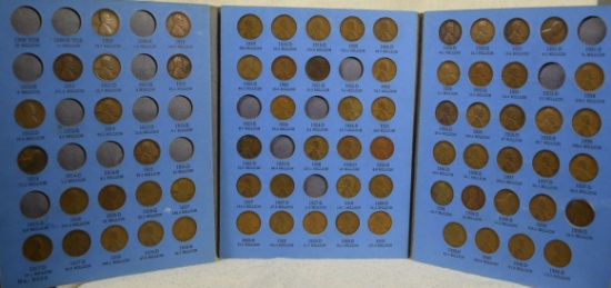 Lincoln Cent Album 1909-1940 70 coins