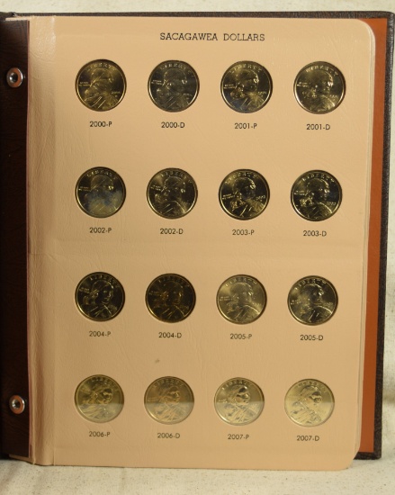 2000-2015 Sacagawea Dollars Dansco Book Proof/MS 49 Coins