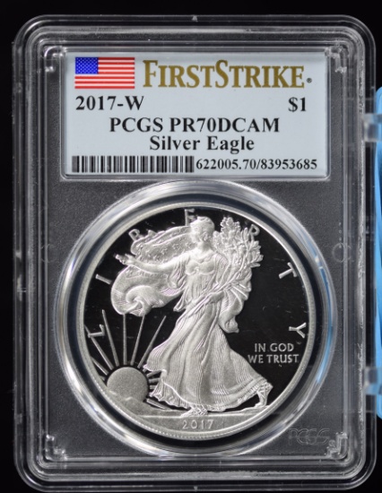 2017-W American Silver Eagle PCGS PF-70 1st Strike DC
