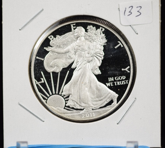 2011-W Proof American Silver Eagle Cameo