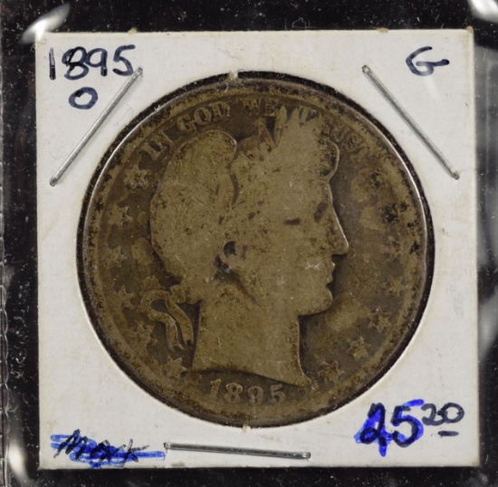 1895-O Barber Half Dollar Key