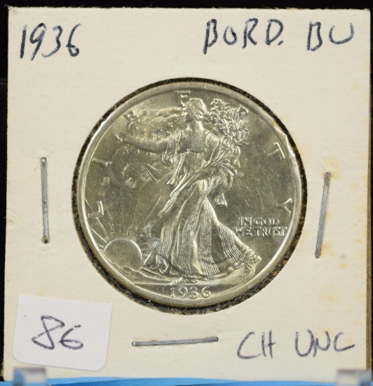 1936 Walking Half Dollar UNC
