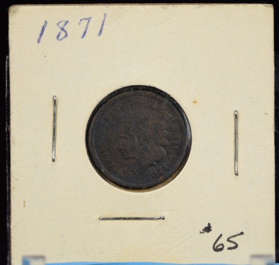 1871 Indian Head Cent