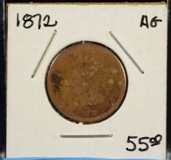 1872 Indian Head Cent