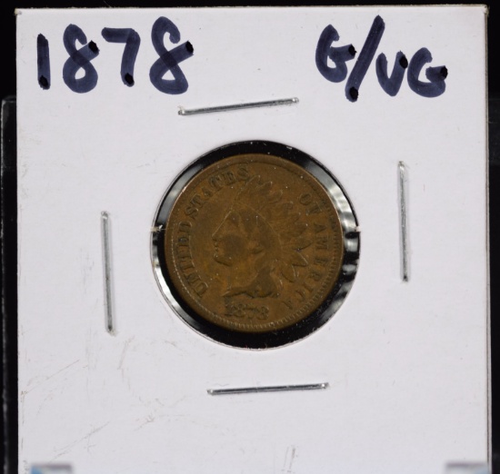1878 Indian Head Cent