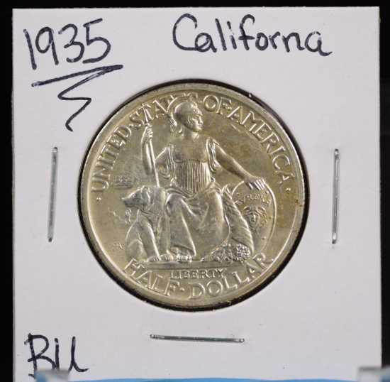 1935 California Commem Half Dollar BU NICE