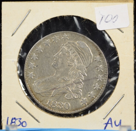 1830 Bust Half Dollar AU