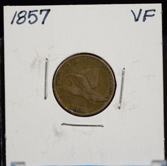 1857 Flying Eagle Cent VF