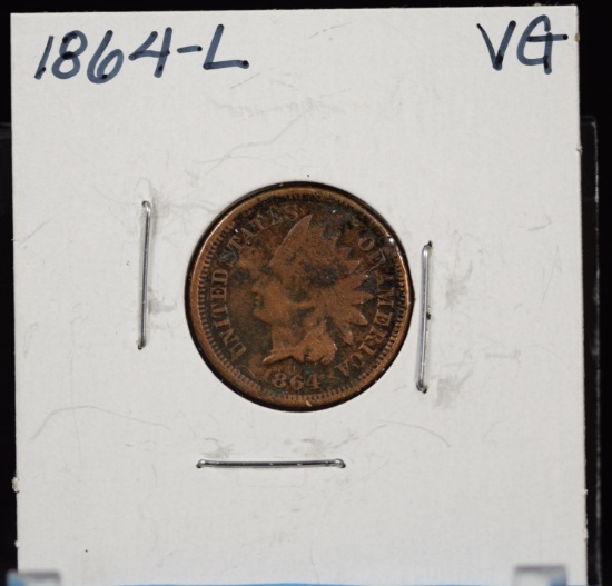 1864-L Indian Head Cent