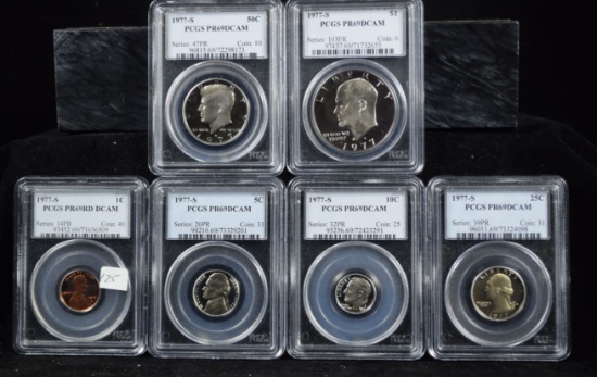 1977-S Proof Set PCGS PF-69 Deep Cameo