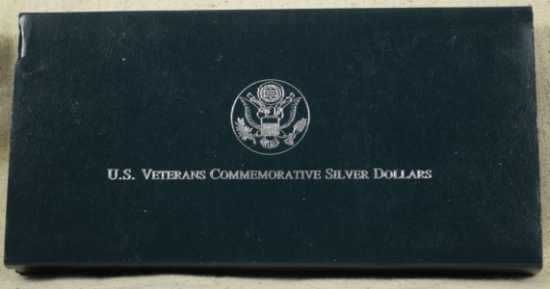 1994 US Veterans Commen Silver Dollars 3 Coins