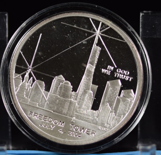 Freedom Tower & Twin Tower Silver Proof Commen