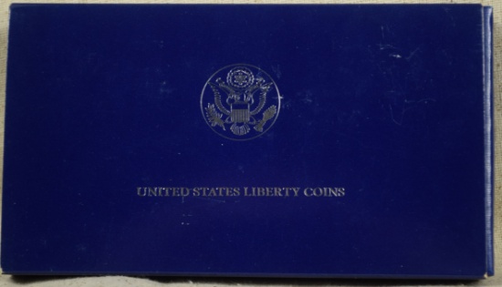 1986-S Statue of Liberty 2 Coin Silver Dollar Set GEM PF
