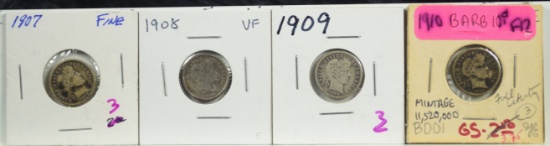 1907-08-09-10 Barber Dimes