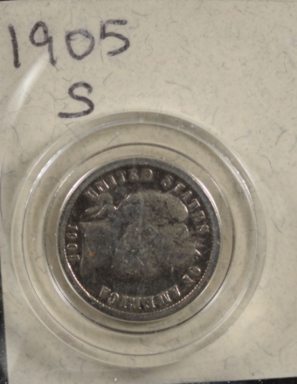 1905-S Barber Dime