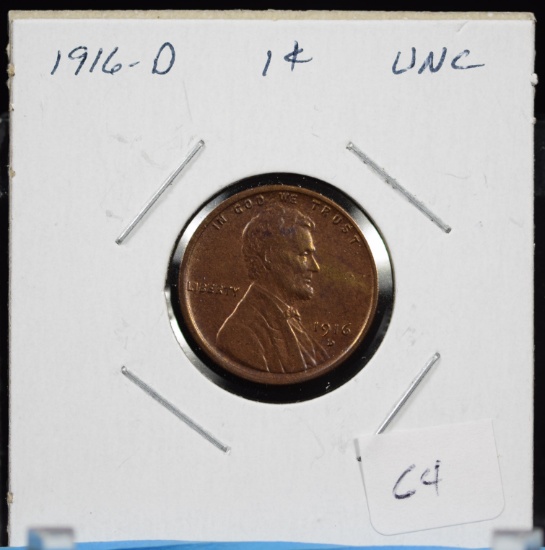 1916-D Lincoln Cent UNC