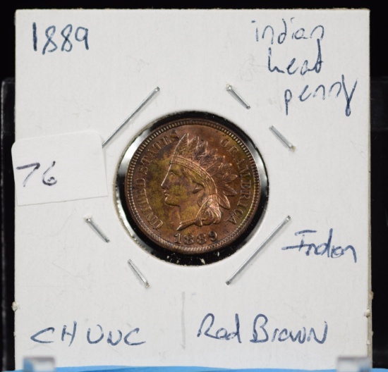 1889 Indian Head Cent CH UNC