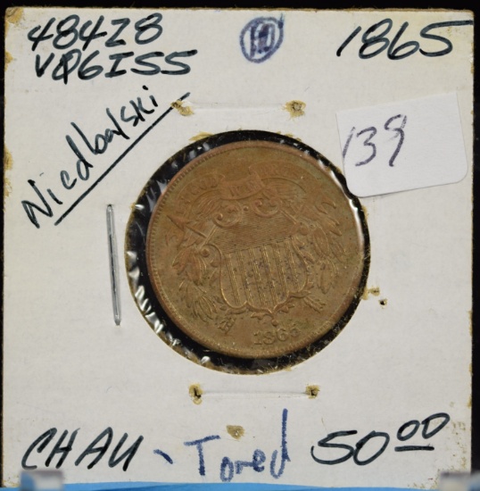 1865 Two Cent  AU