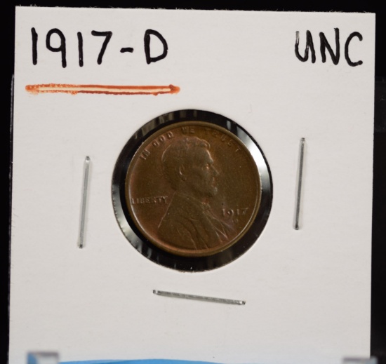 1917-D Lincoln Cent UNC