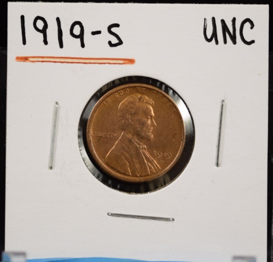 1919-S Lincoln Cent UNC
