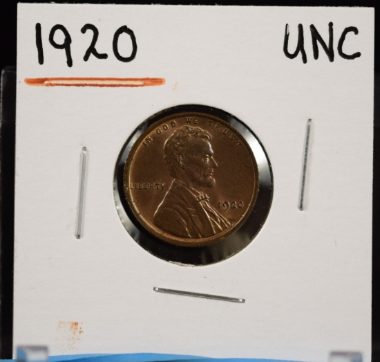 1920 Lincoln Cent UNC