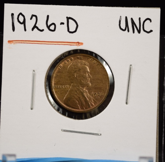 1926-D Lincoln Cent UNC
