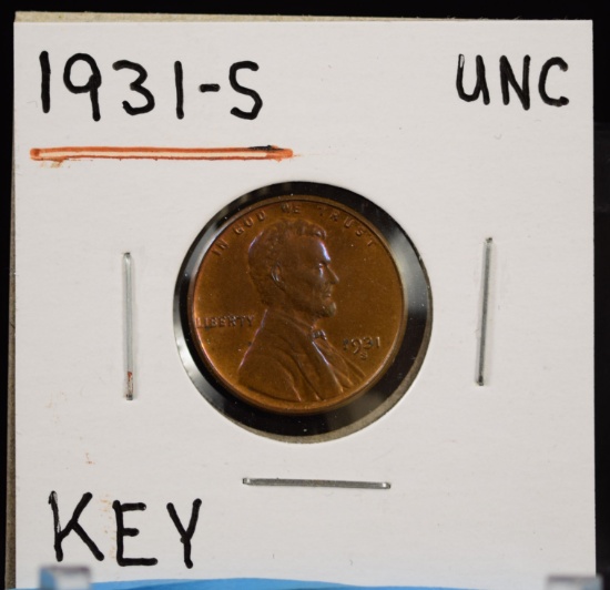1931-S Lincoln Cent UNC