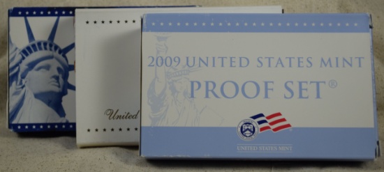 US Proof Sets 2007-08-09 Incl REV Bicentennial Cents