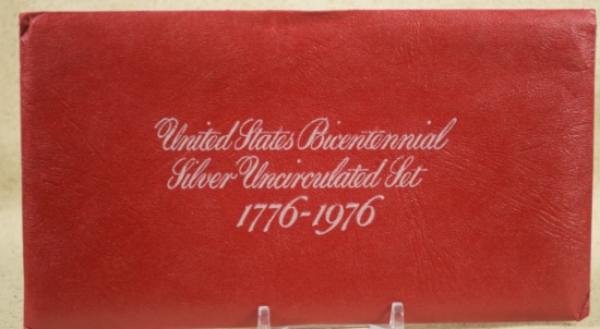 1976 Bicentennial 3 Coin Silver Set BU