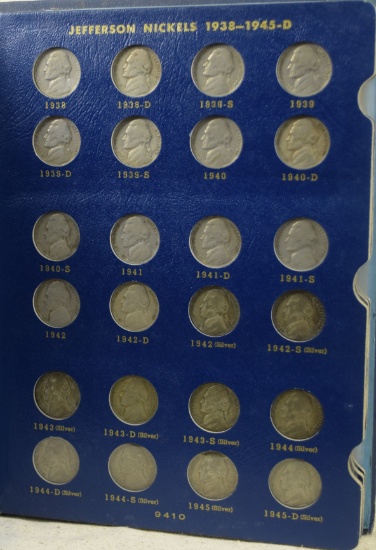 Whitman Book Jefferson Nickel 1938-64 Complete