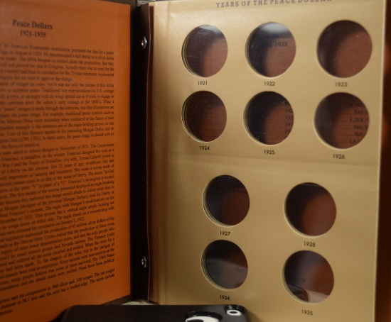 Peace Dollar & Washington Quarter Dansco Books NEW