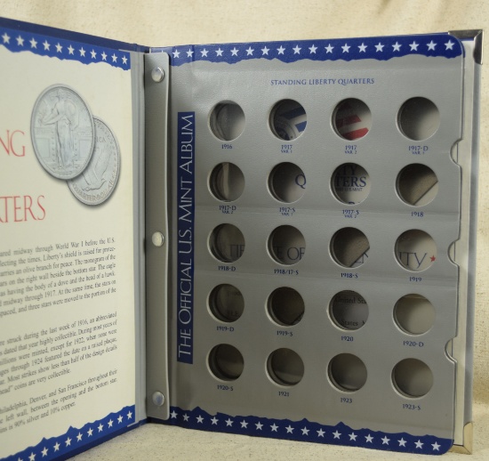 Standing Liberty Quarters US Mint Album NEW