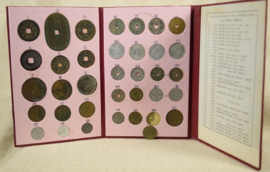 Japanese Coin Collection 35 Old Coins Cool