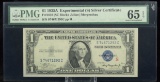 1935-A $1 Silver Certificate Experimental PMG 65EPQ GEM UNC