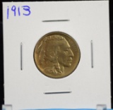 1913 Type 2 Buffalo Nickel GEM BU Nice Nickel